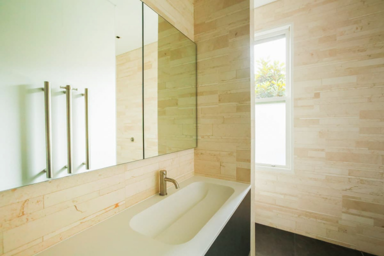 Luxury-small-Bathroom-Renovation-Contractor-for-Boffi-Designed-Room-vanity-sink that builds in Sydney
