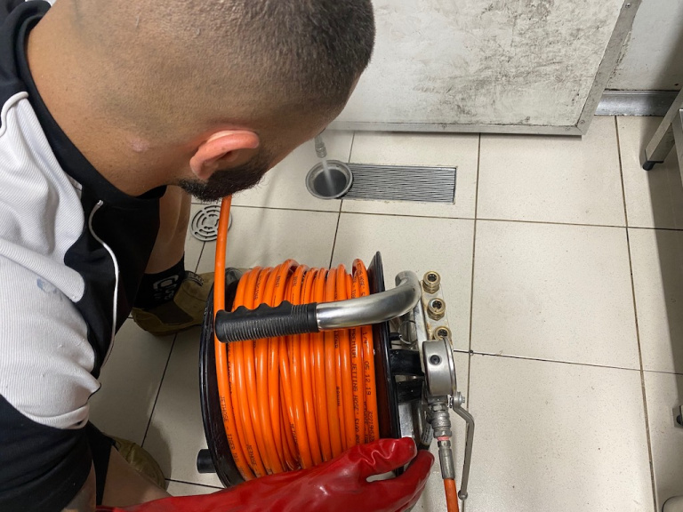 Water Jet Blasting photo Sydney Plumber With Hot or Cold Water Jet Blast For Drain Blockages