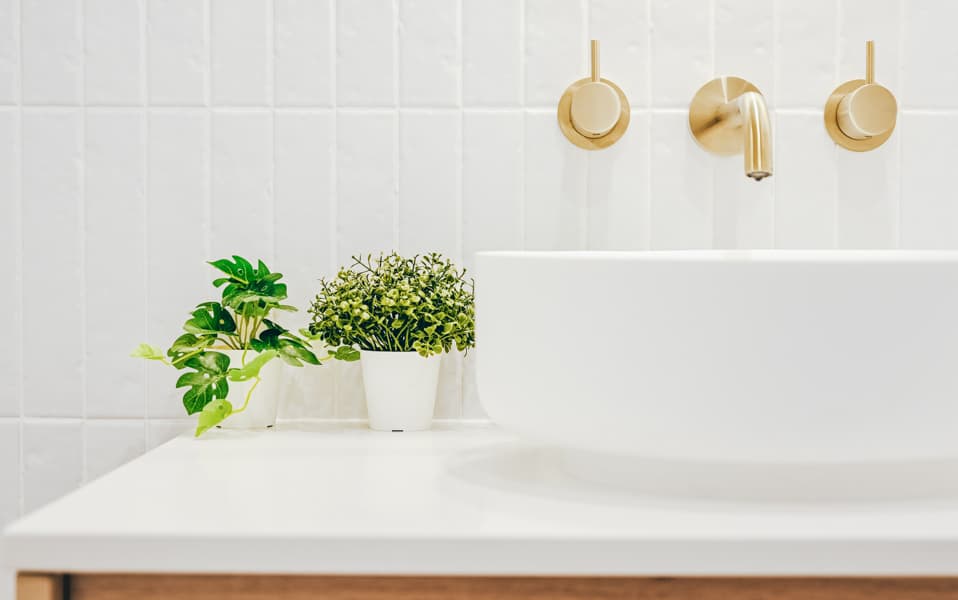 Complete Bathroom Renovation in Sydney With Terrazo Floor Tiles photo Complete Bathroom Renovation in Sydney with terrazo floor tiles by Nu Trend renovating contractor Vivid Slimline Wall Top Assemblies