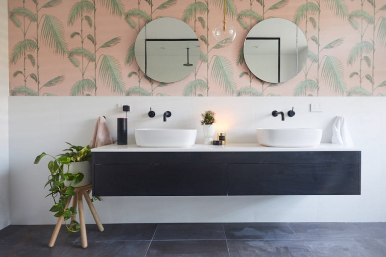 Nu Trend 2021 Bathroom Interior Design Trends creating artwork
