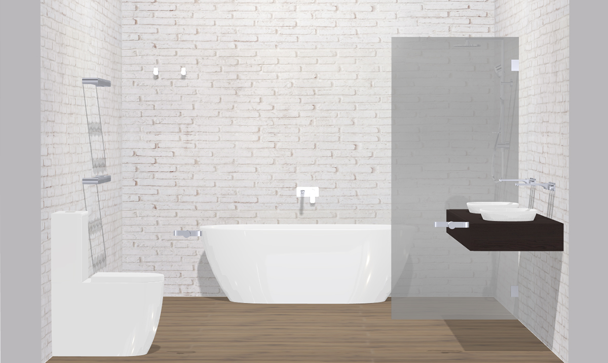 Online 2D 3D Bathroom Planner Tool