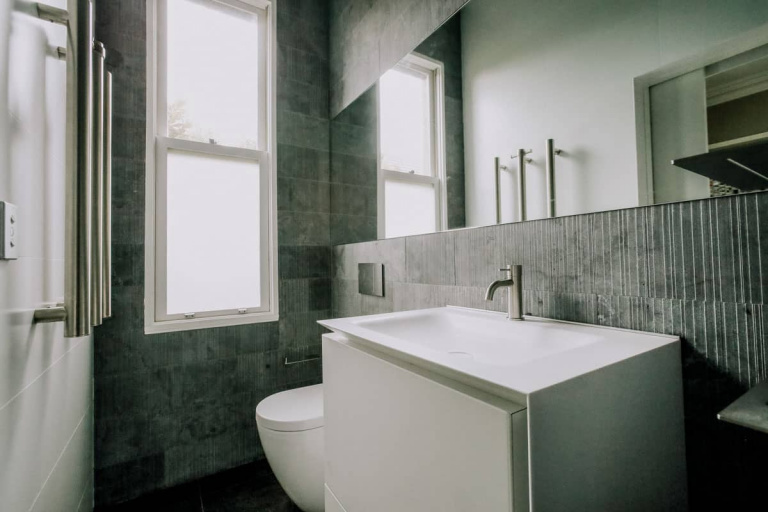 Complete Bathroom Renovation Company photo Sydney-Ensuite-Bathroom-Renovation-Company-using-Boffi-sink-and-toilet