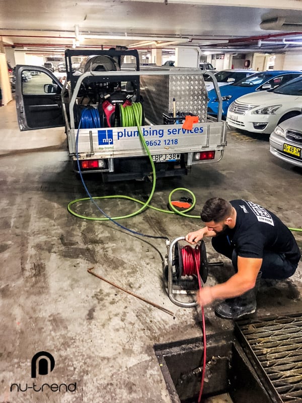 Plumber in Sydney unblock car park drain