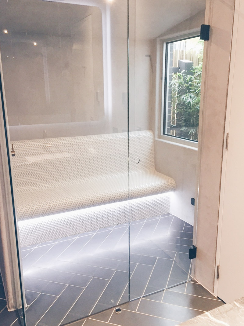 Steam shower installer that does bathroom renovations
