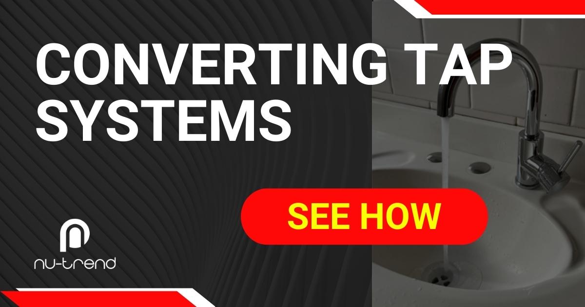 Want your two tap sink set up converted to a single mixer?