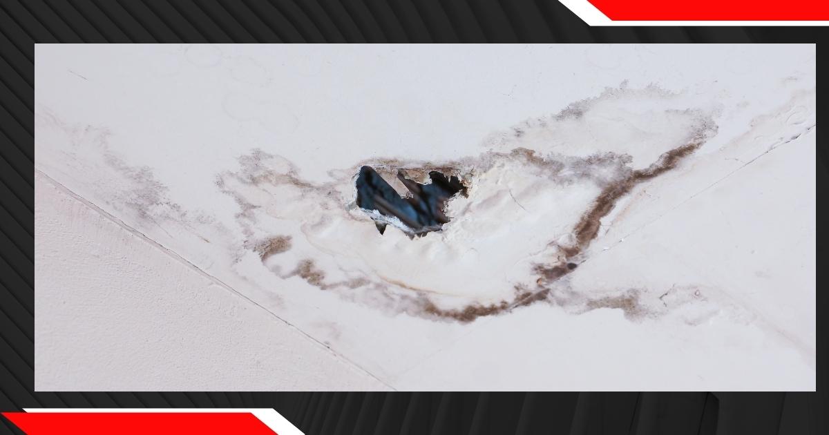 Leaky shower repairs for bathrooms in Sydney photo leaky-shower-repair-for-damanged-ceiling-in-Sydney