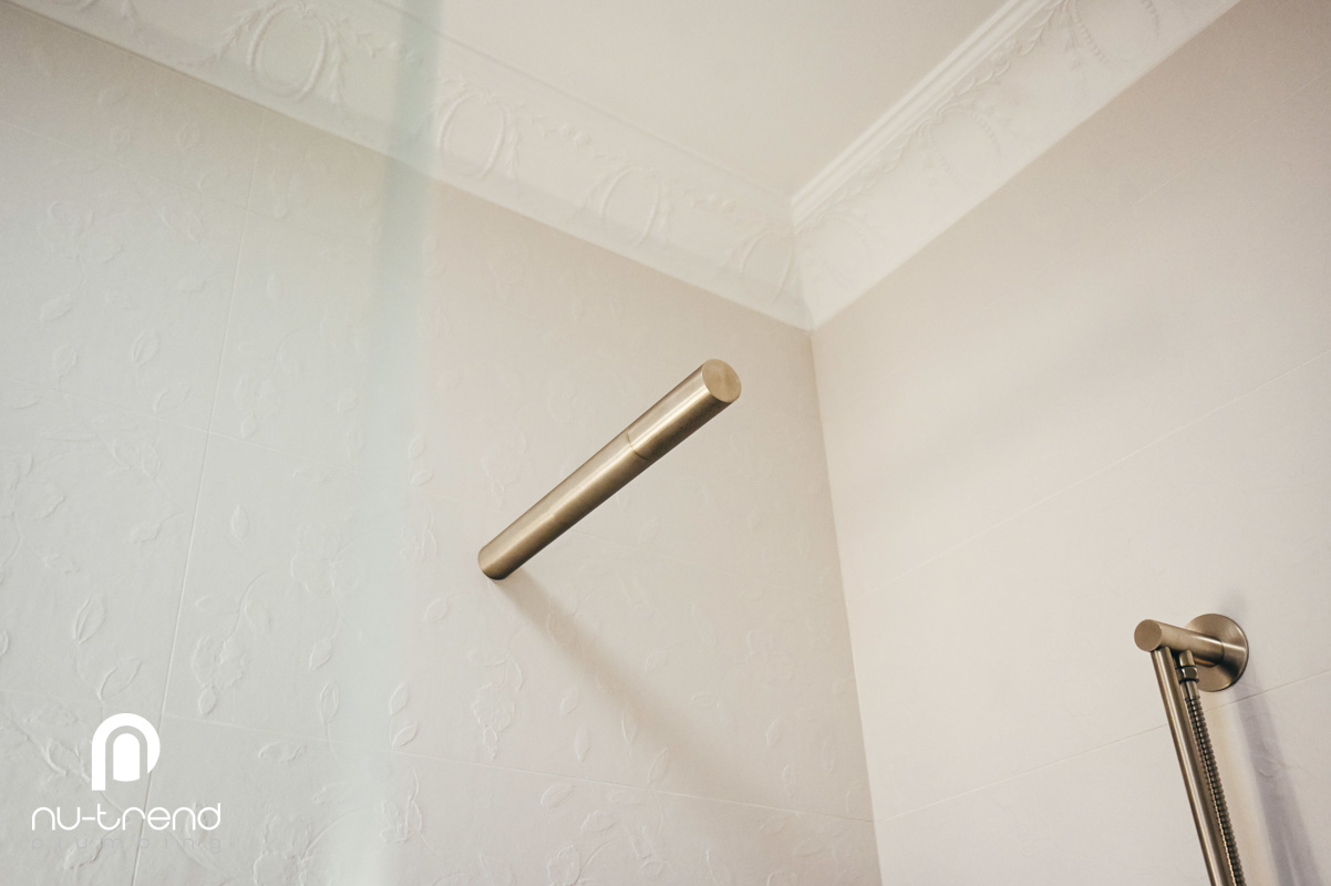 Bathroom renovation Kurraba CIRCA HORIZONTAL SHOWER BRUSHED NICKEL