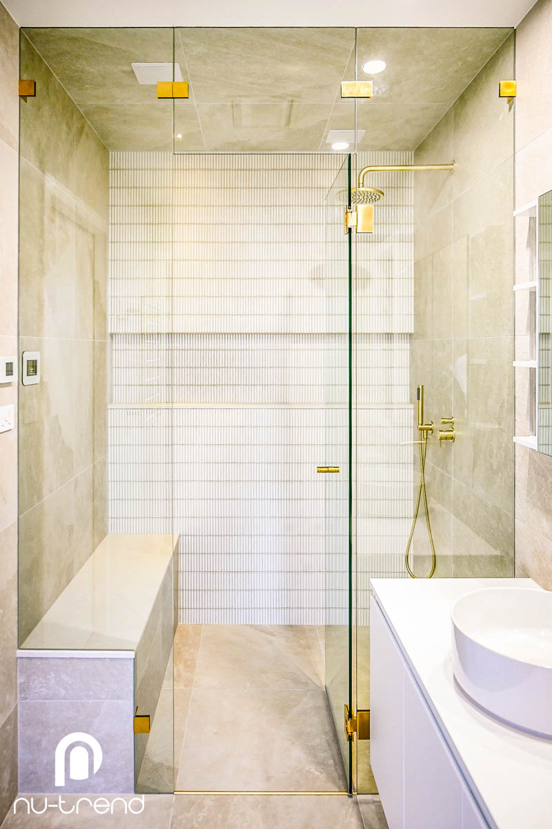 Old shower converted to new steam room shower in Sydney by a renovator