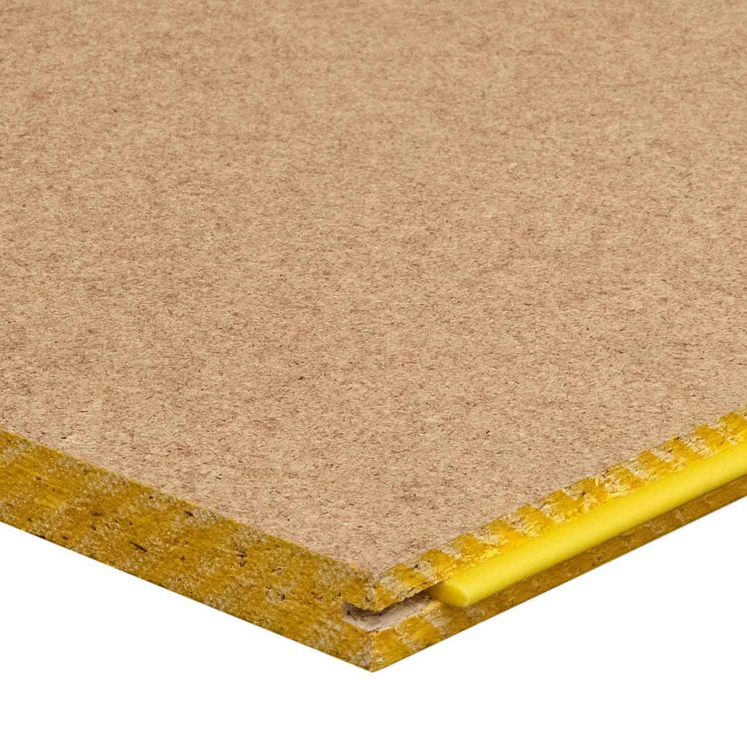 Yellow Tongue particle board cross section example