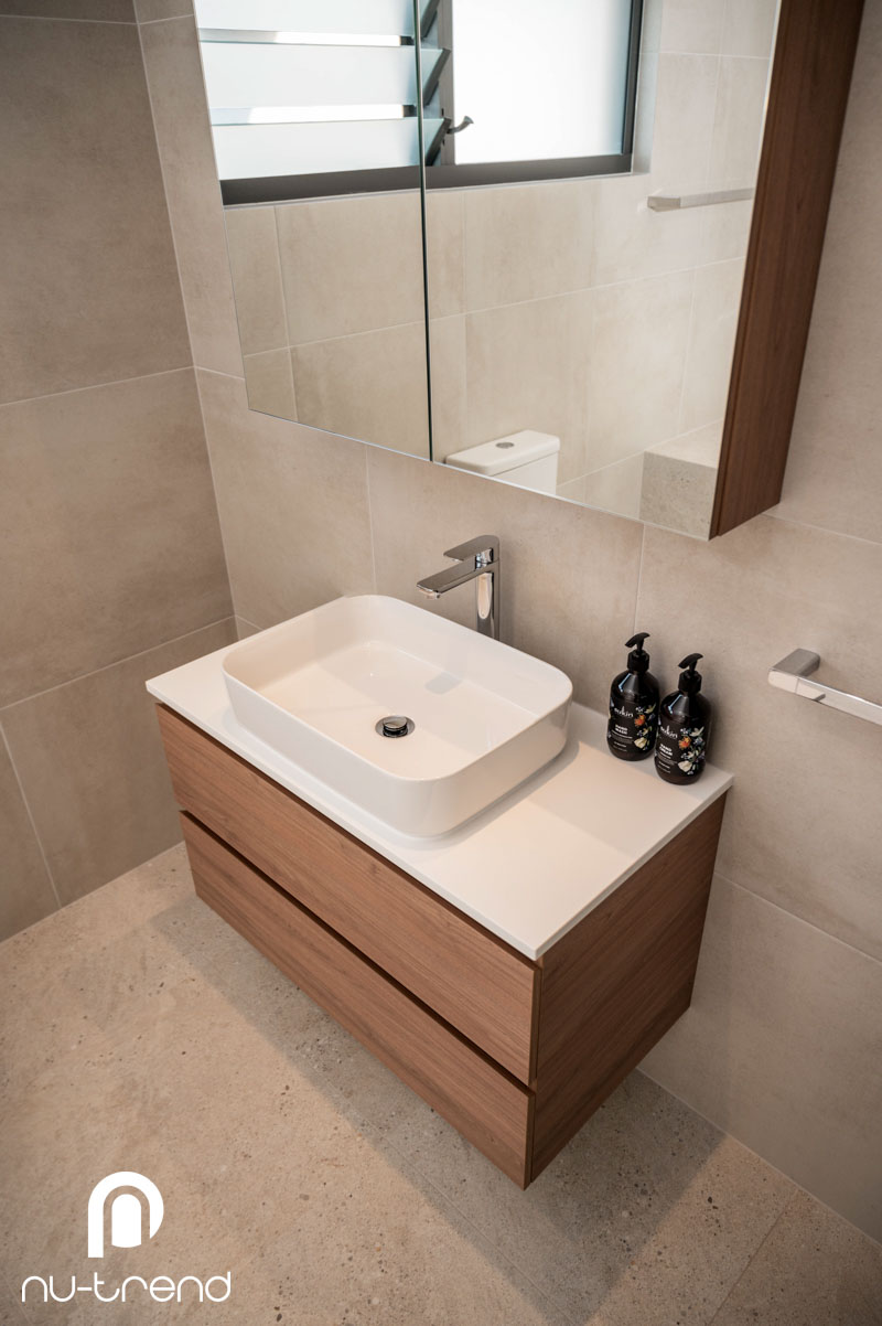 Bathroom renovation in Kingsford new vanity with sink
