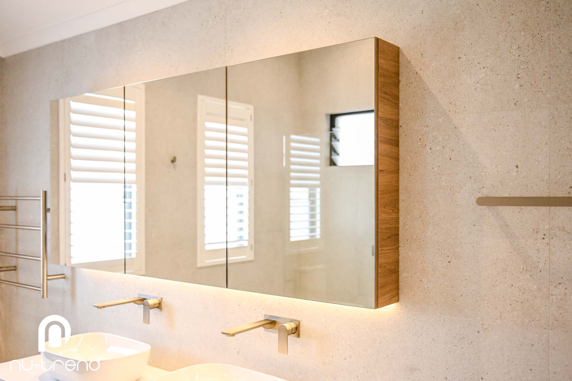 Bathroom renovation in Randwick with new mirrors