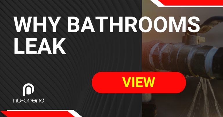 Why bathrooms get water leaks in Sydney