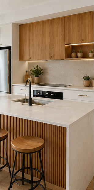 Kitchen renovations photo Contemporary kitchen with timber