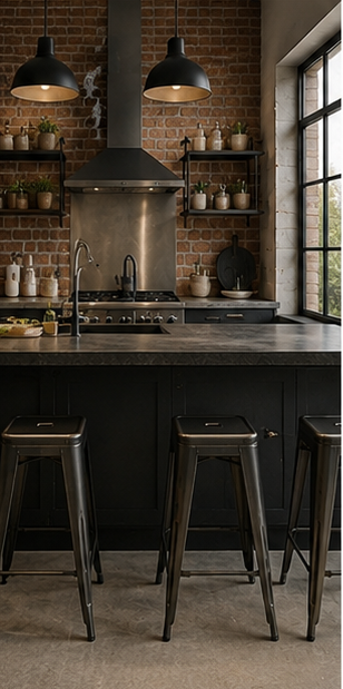 Kitchen renovations photo Industrial style kitchen