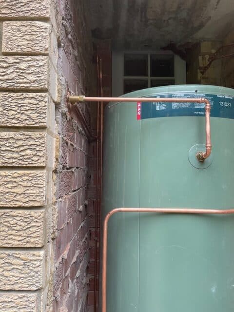 Can You Move Hot Water System Plumbing with new pipes