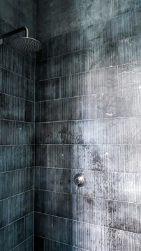Shower in a Nu-Trend Ensuite bathroom renovation designed by Boffi in Sydney
