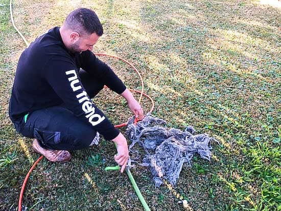 Plumber that can unblock drains in Sydney to clear baby wipes from sewer pipes 6